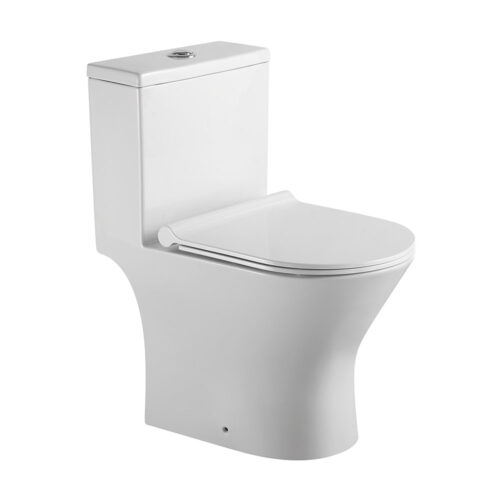 CS3197OK Унитаз Calypso моноблок 615х360х730мм смыв rimless